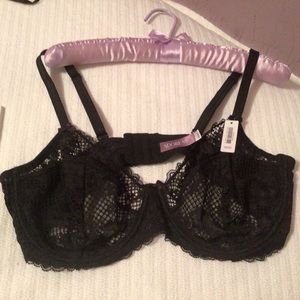 Adore Me Black Lace Bra.